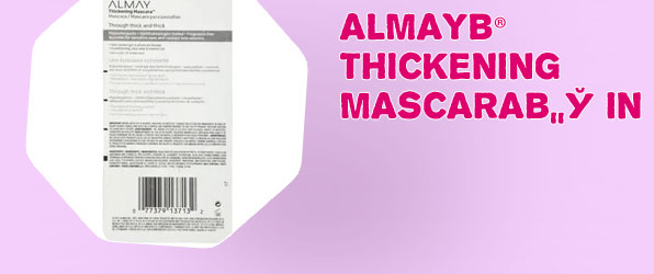 Almay thickening mascara