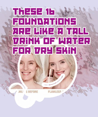Full coverage foundation for dry skin