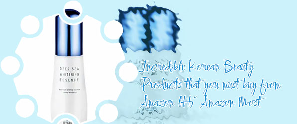 Korean whitening products