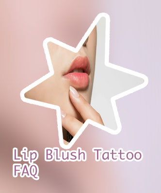 Lip blush healed